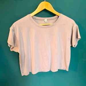 Lululemon All Yours Cropped Tee